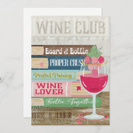 ワイングラス本スタックワインクラブ本の恋人 (正面/裏面)