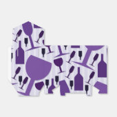 ワイングラス模様 フェイバーボックス (折り畳みなし)