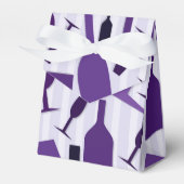 ワイングラス模様 フェイバーボックス (正面サイド)