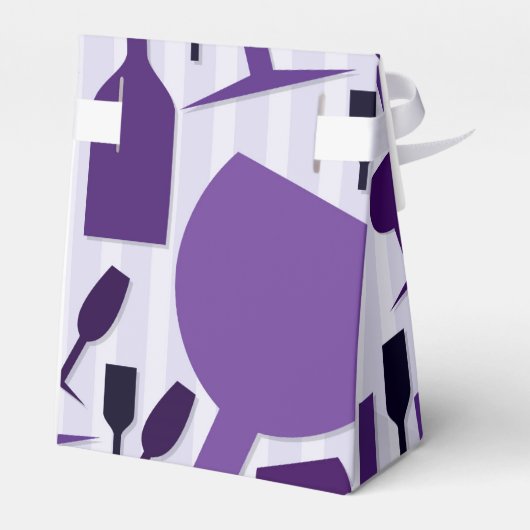 ワイングラス模様 フェイバーボックス (裏面サイド)