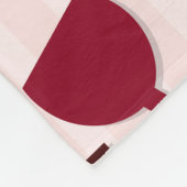 ワイングラス模様 フリースブランケット (角)