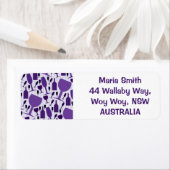 ワイングラス模様 ラベル (インサイチュ)