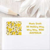 ワイングラス模様 ラベル (インサイチュ)