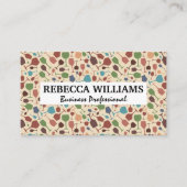 ワイングラス模様 |ワイナリー 名刺 (正面)