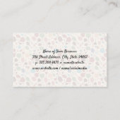 ワイングラス模様 名刺 (裏面)