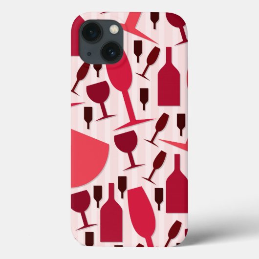 ワイングラス模様 Case-Mate iPhoneケース (裏面)