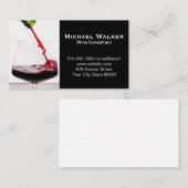 ワイングラス注ぎ 名刺 (正面/裏面)