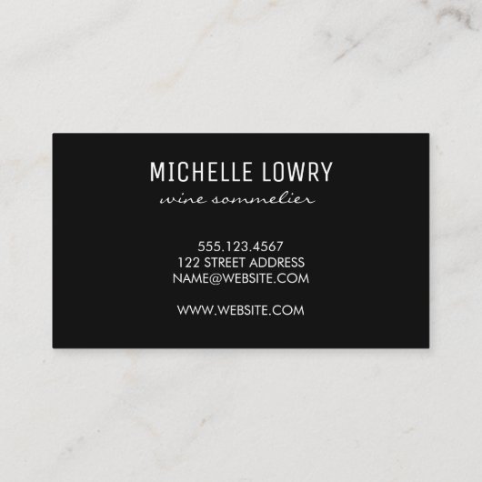 ワイングラス畑 名刺 (裏面)