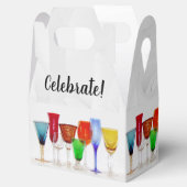 ワイングラス祝! ギフトボックス フェイバーボックス (オープン)