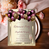 ワイングラス風船,ブルゴーニュの引退 招待状