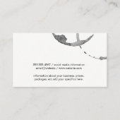 ワイングラス | イラスト 名刺 (裏面)