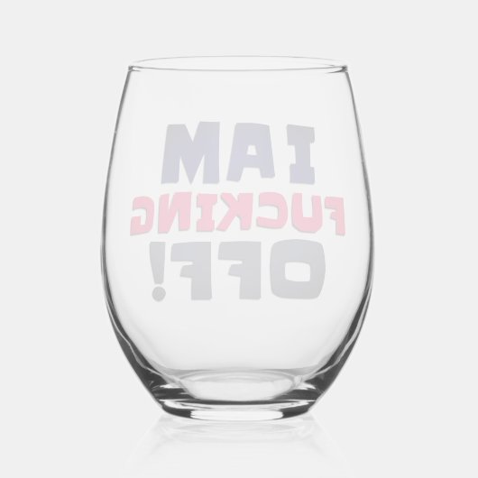 ワイングラス ステムなしワイングラス (裏面)