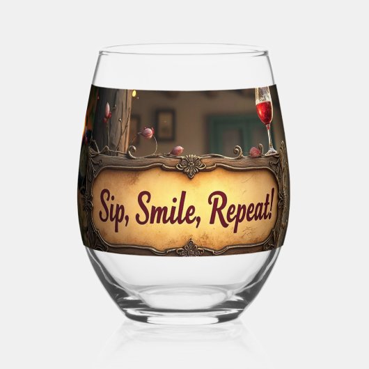 ワイングラス ステムなしワイングラス (正面)