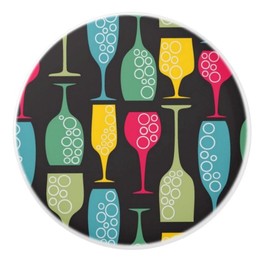 ワイングラス セラミックノブ (正面)