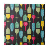 ワイングラス タイル (正面)