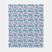 ワイングラス! フリースブランケット (正面)