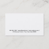 ワイングラス |フル 名刺 (裏面)