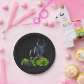 ワイングラス ペーパープレート (パーティー)