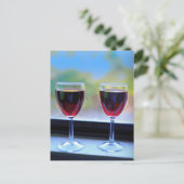 ワイングラス ポストカード (スタンド正面)