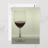 ワイングラス ポストカード (正面/裏面)