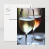 ワイングラス ポストカード (正面/裏面)