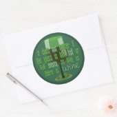 ワイングラス ラウンドシール (封筒)