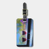 ワイングラス ラゲッジタグ (正面縦)