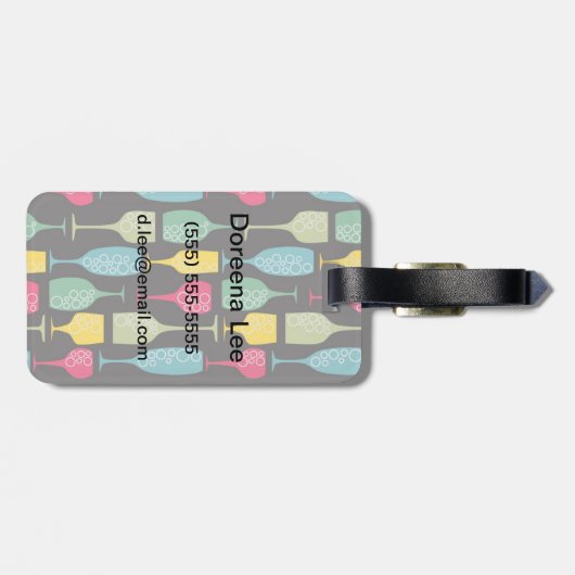 ワイングラス ラゲッジタグ (裏面横)