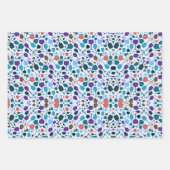 ワイングラス! ラッピングペーパーシート (正面)