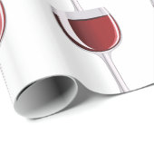 ワイングラス ラッピングペーパー (ロールコーナー)