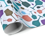 ワイングラス! ラッピングペーパー (ロールコーナー)