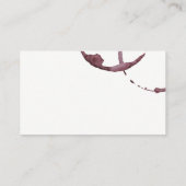 ワイングラス |ワイナリーワイン染色 名刺 (裏面)