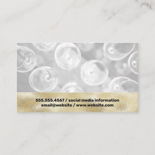 ワイングラス |ワイナリー 名刺 (裏面)