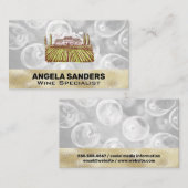 ワイングラス |ワイナリー 名刺 (正面/裏面)