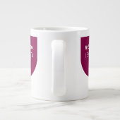 ワイングラス"ワインへのスイッチ" ジャンボコーヒーマグカップ (裏面)