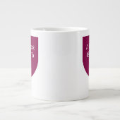 ワイングラス"ワインへのスイッチ" ジャンボコーヒーマグカップ (正面)