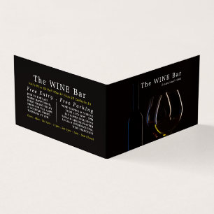 ワイングラス、ワインバー/ワイナリー、詳細 名刺