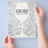 ワイングラス |《写真》ぼけ味 チラシ (手)