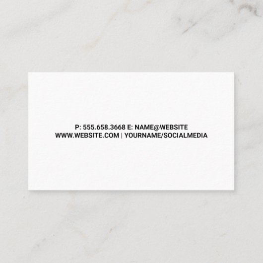 ワイングラス 名刺 (裏面)