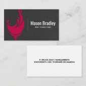 ワイングラス 名刺 (正面/裏面)