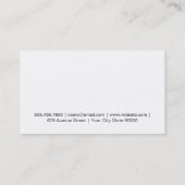 ワイングラス | 完全（黄色） 名刺 (裏面)