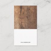 ワイングラス |木材 名刺 (裏面)