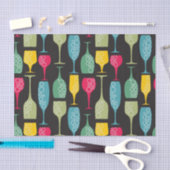 ワイングラス 薄葉紙 (クラフト)