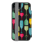 ワイングラス INCIPIO iPhoneウォレットケース (フォリオ裏面)