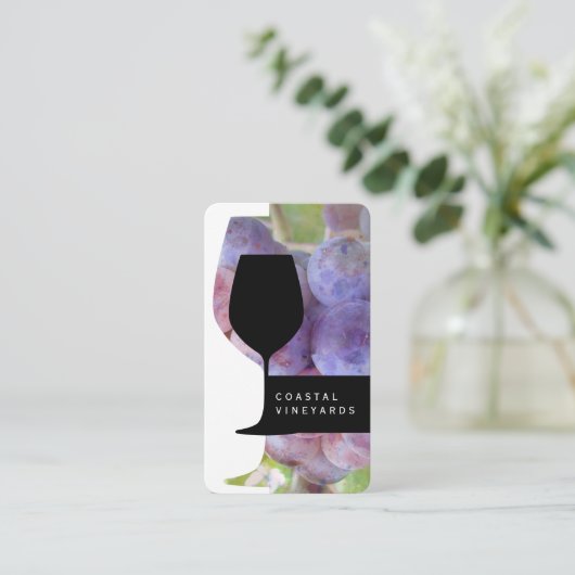 ワイングラス | Somelier 名刺 (スタンド正面)