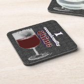 ワイングラフィックス風刺 コースター (左側)