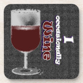 ワイングラフィックス風刺 コースター (正面)