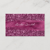 ワイングリッターとブラシストローク 名刺 (正面)