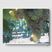 ワイングレープつる植物カスタムゲストブック ゲストブック (裏面)