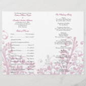 ワイングレー白抽象芸術フローラ結婚式 (裏面)